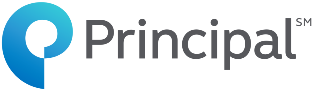 Principal dental insurance logo with blue circle icon